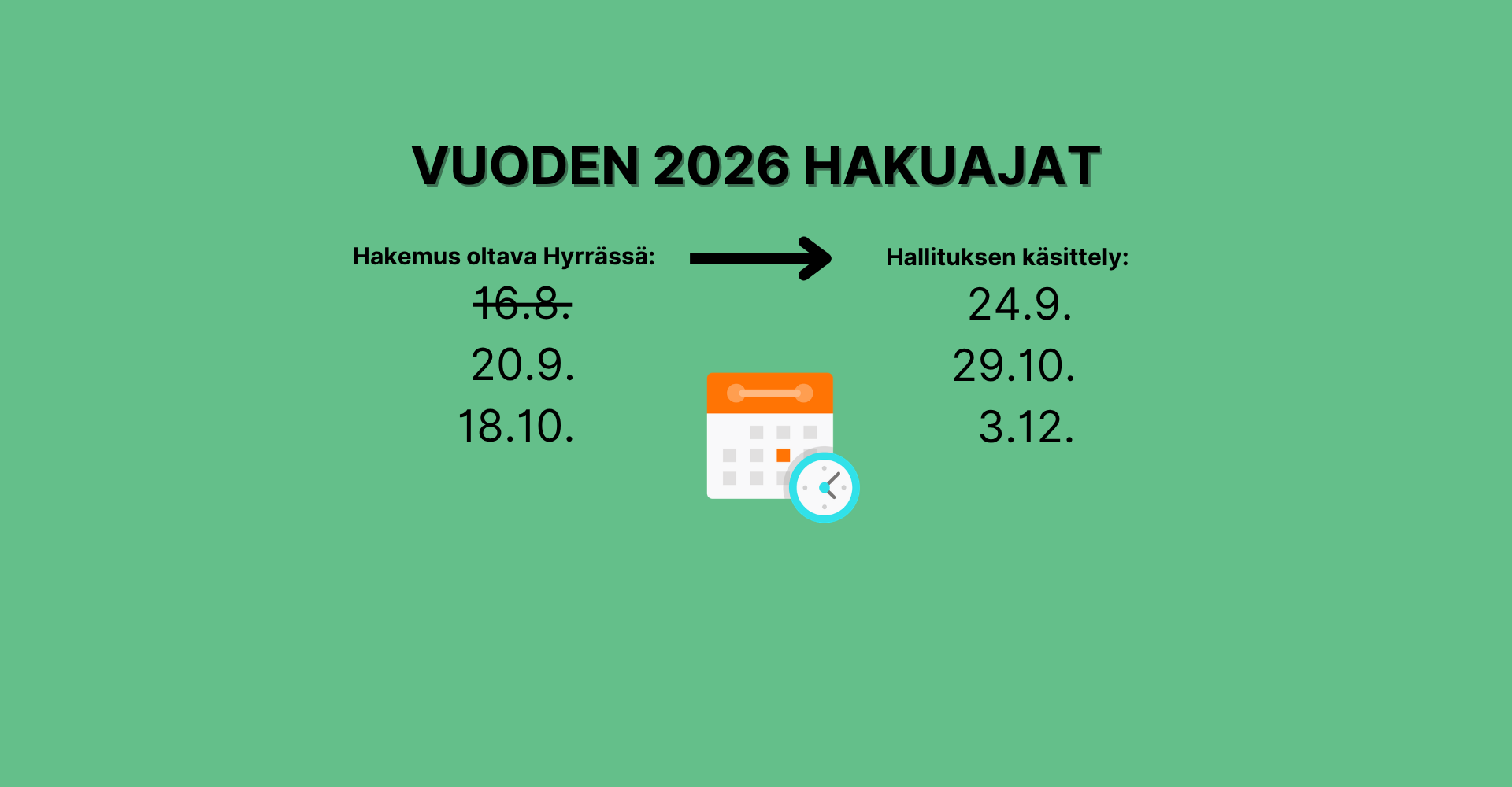 Vuoden 2026 hakuajat_syksy 16.8. jälkeen (20.9.)